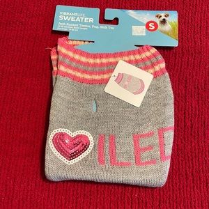 Vibrant life sweater for dogs, small
